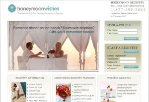 Online Honeymoon Registries